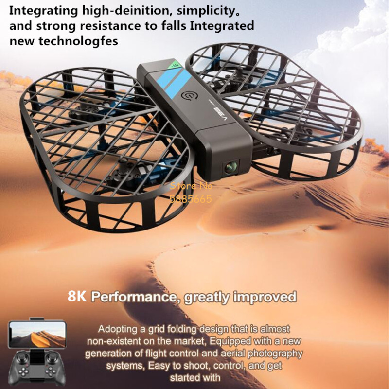 Hobby Rc Quadcopters - كاميرا 8K عالية الدقة 360 °