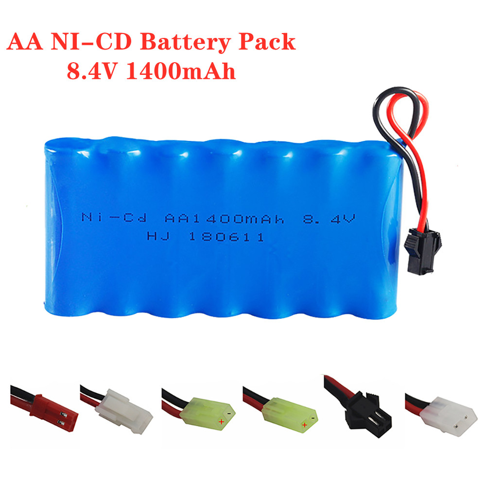 Rc Hobby Boat - 8.4 فولت 1400mah Ni-CD بطارية قابلة