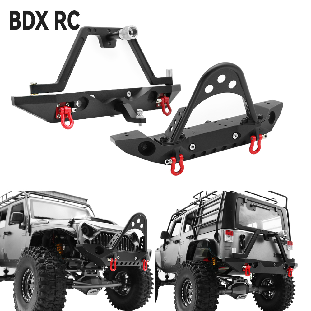 Rc Hobby Grade Crawler - المصد الخلفي الأمامي المعدني مع إطار