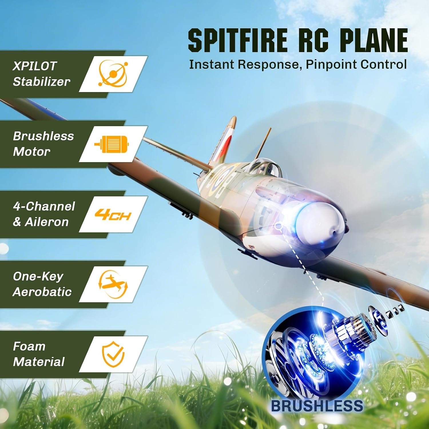 طائرة RC بدون فرشاة VOLANTEXR  - مراجعة Rc Planes Horizon Hobby وسعره