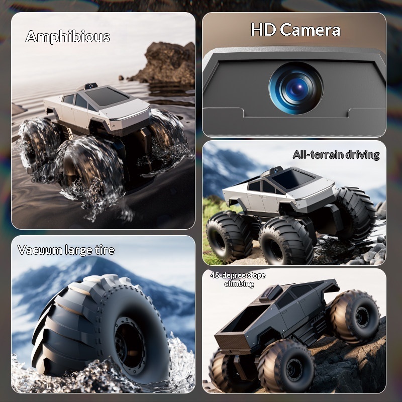 سيارة 4DRC برمائية تعمل بالتحك - مراجعة Rc Hobby Land وسعره