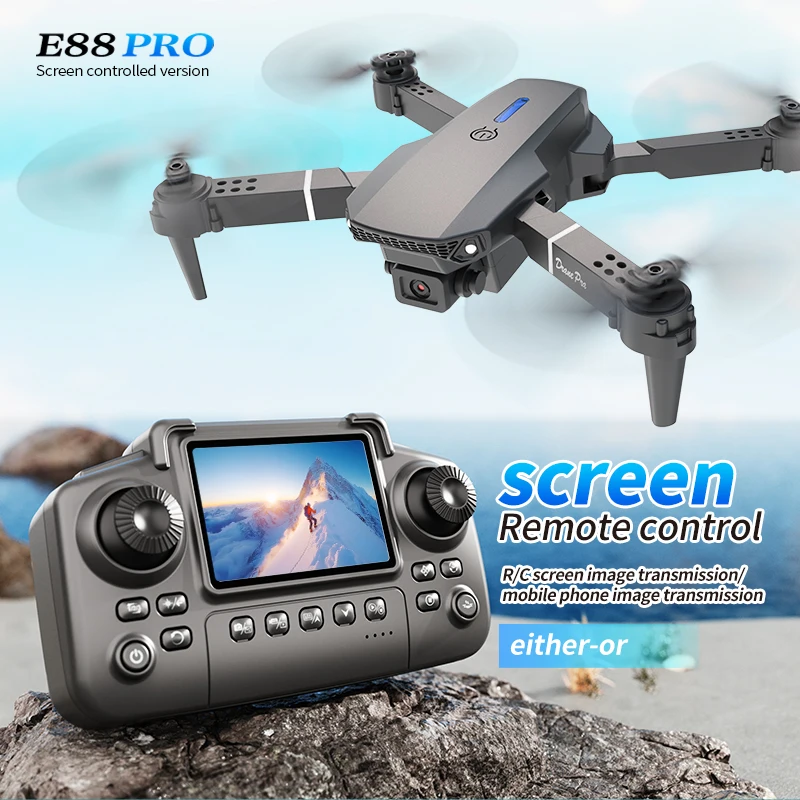 طائرة بدون طيار احترافية E88 P - مراجعة Hobby Rc Quadcopters وسعره