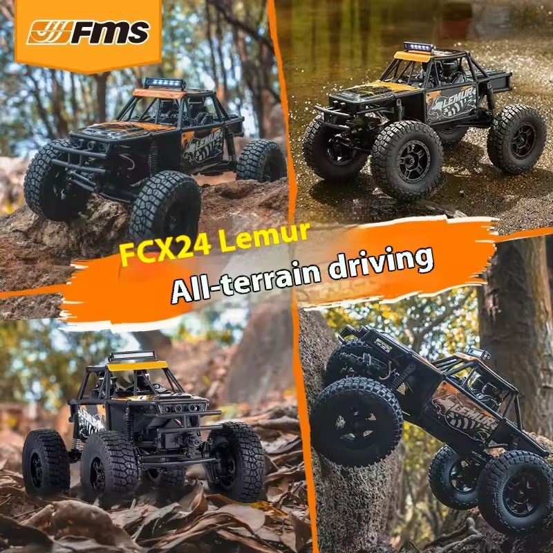 FMS FCX24 Lemur 1:24 نموذج سيا - مراجعة Rc Hobby Grade Crawler وسعره