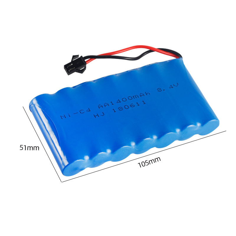 8.4 فولت 1400mah Ni-CD بطارية  - مراجعة Rc Hobby Boat وسعره