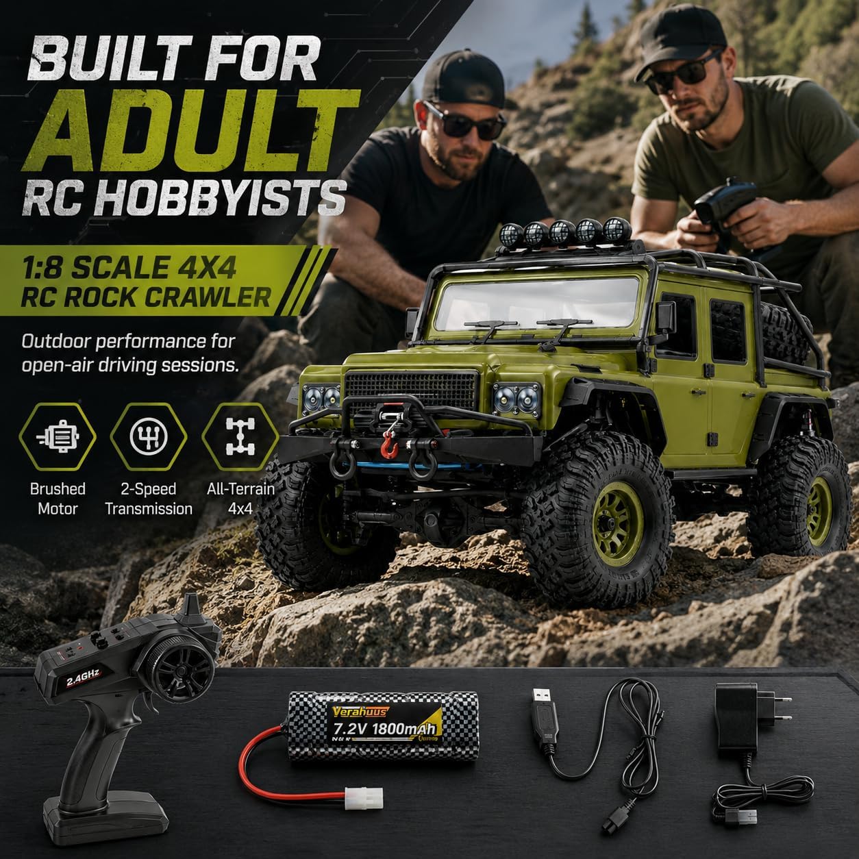 شاحنة تحكم عن بعد للكبار - سيا - مراجعة Rc Hobby Grade Crawler وسعره