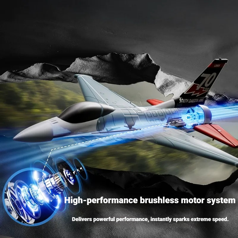 طائرة أولانس آر سي F-16 بمحرك  - مراجعة Rc Planes Horizon Hobby وسعره