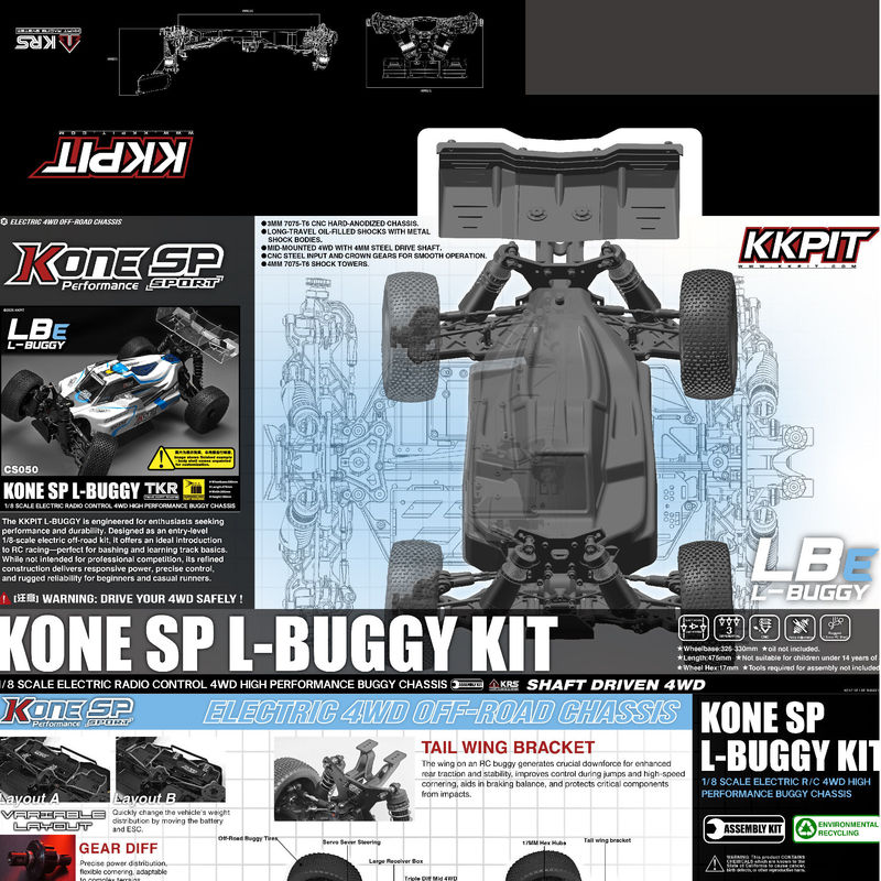 سيارة KKPIT 1/8 كهربائية رباعي - مراجعة Rc Hobby Land وسعره